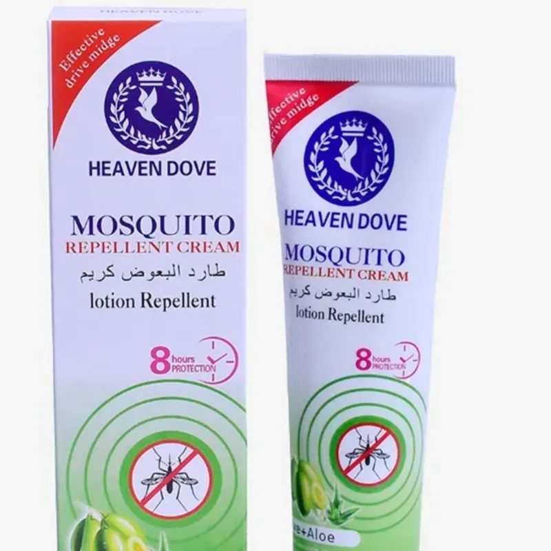 Repelente de mosquitos enriquecido con aloe de vera y aceite de oliva. HEAVEN DOVE  Contiene: 110 ml