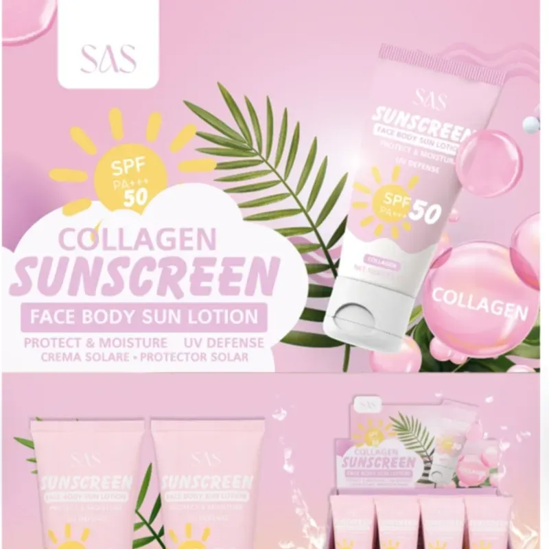 Sas - Bloqueador Solar De Colageno. 100 gramos 