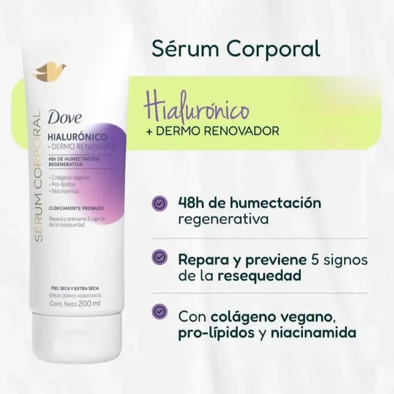Sérum Corporal Dove Hialurónico 200 Ml