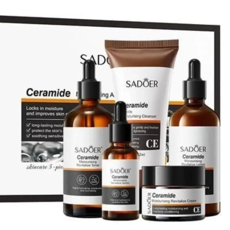 Set hidratante y revitalizante. Ceramida. Piel seca / sensible