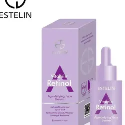 Suero facial anti-envejecimiento de Retinol Vitamina A. Marca: Estelin. Contenido: 30ml. 