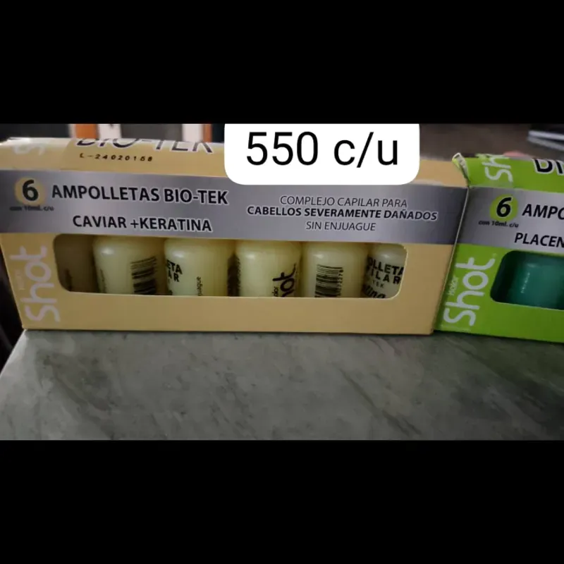 Ampolletas para el pelo 