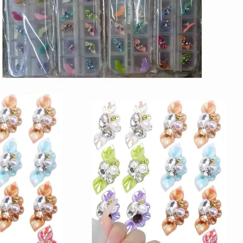 Caja de flores 3d
