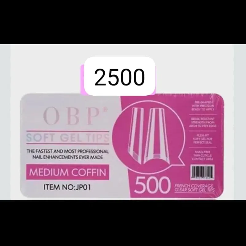 Caja de uñas coffin 