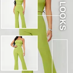 Conjunto verde limón 