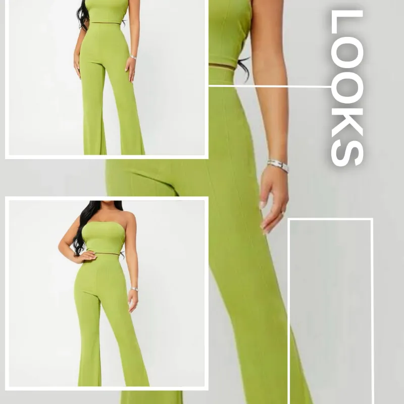 Conjunto verde limón 