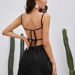 Vestido de espalda escotada 