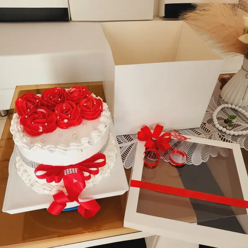 Cake 3 Masas 2 Rellenos Lazo Decorativo