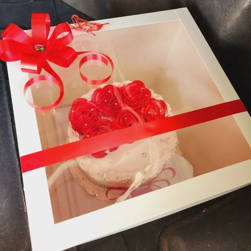 Cake 3 Masas 2 Rellenos Lazo Decorativo
