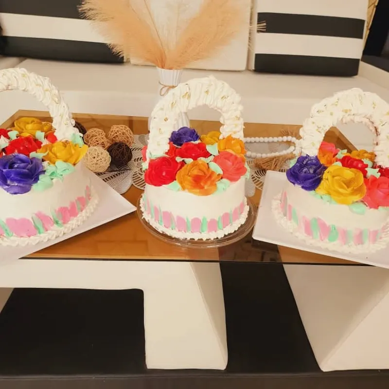 Cake de Cesta Floral
