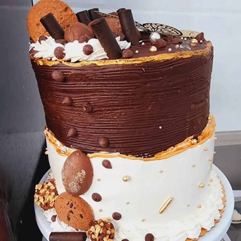 Cake de Chocolate 4 Masas 2 Rellenos