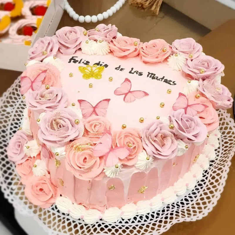 Cake en Forma de Corazón 2 Masas
