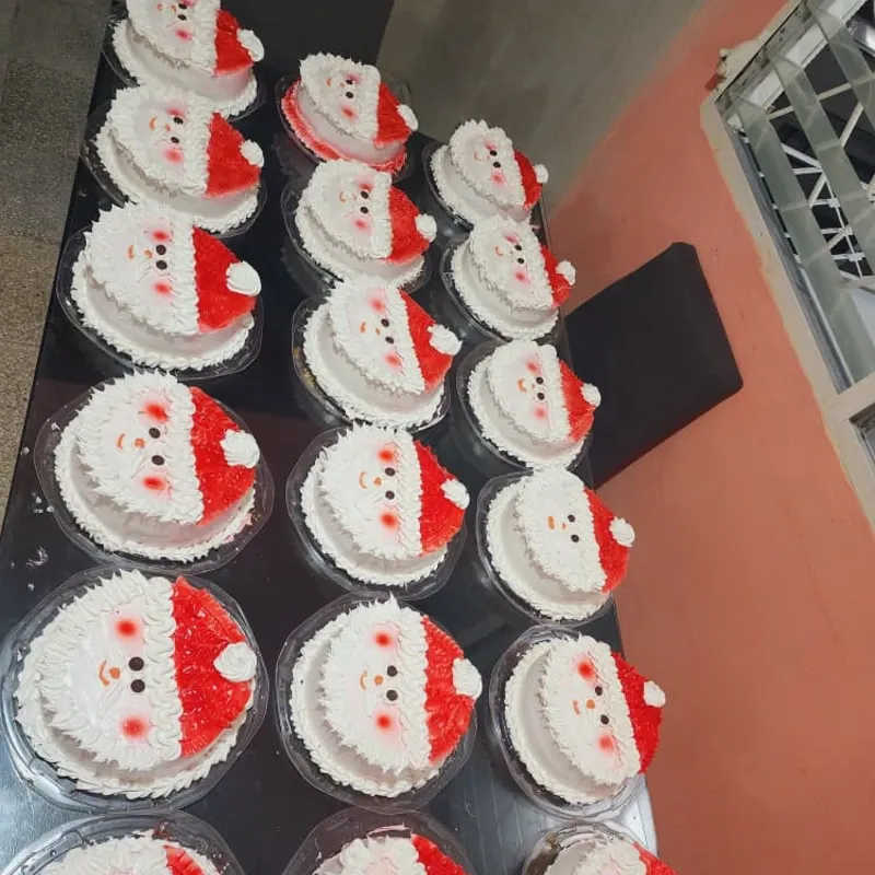 Cake Papá Noel 2 Masas 1 Relleno