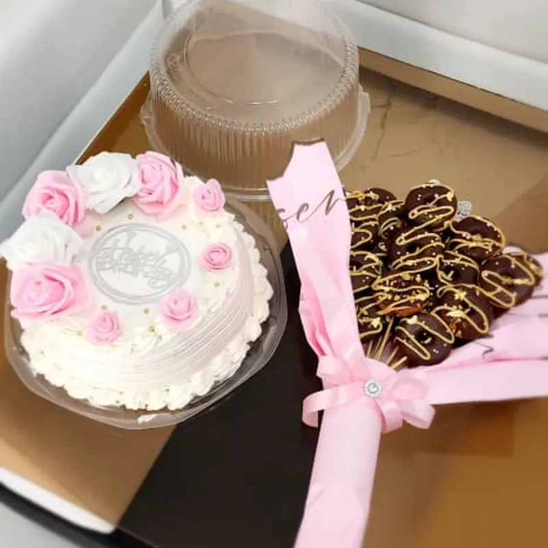 Cake + Ramo de Donas