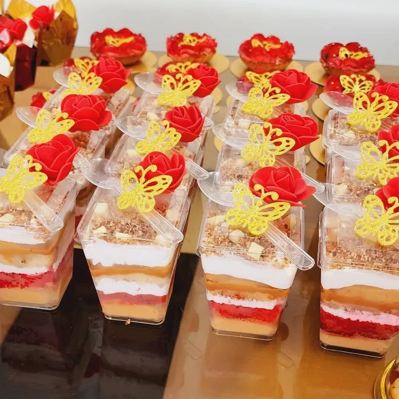 Vasos de Postre Personalizados (Docena)