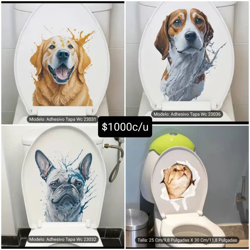 Calcomanías para Taza de Baño