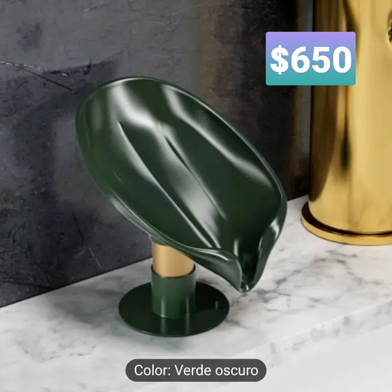 Jabonera verde oscura