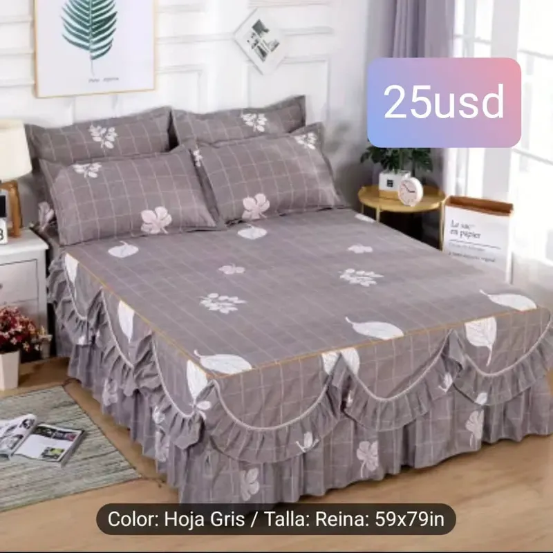 Juego de cama (Gris)