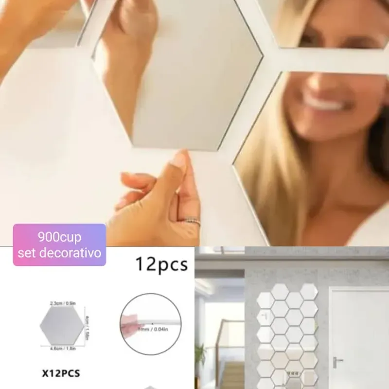 Set decorativo (simulación espejo)