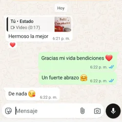Clienta complacida 