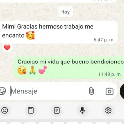 Clienta complacida 