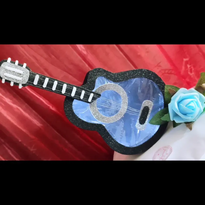 Guitarra Lámpara decorativa.