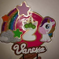 Topper de unicornio.