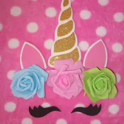 Unicornio topper 1